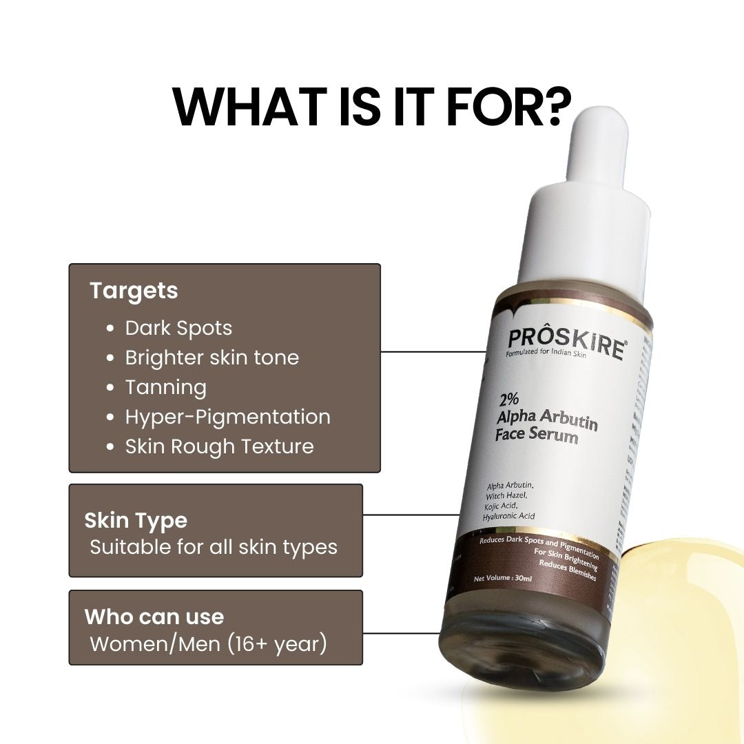 2% Alpha Arbutin Serum Targets Pigmentation & Uneven Tone