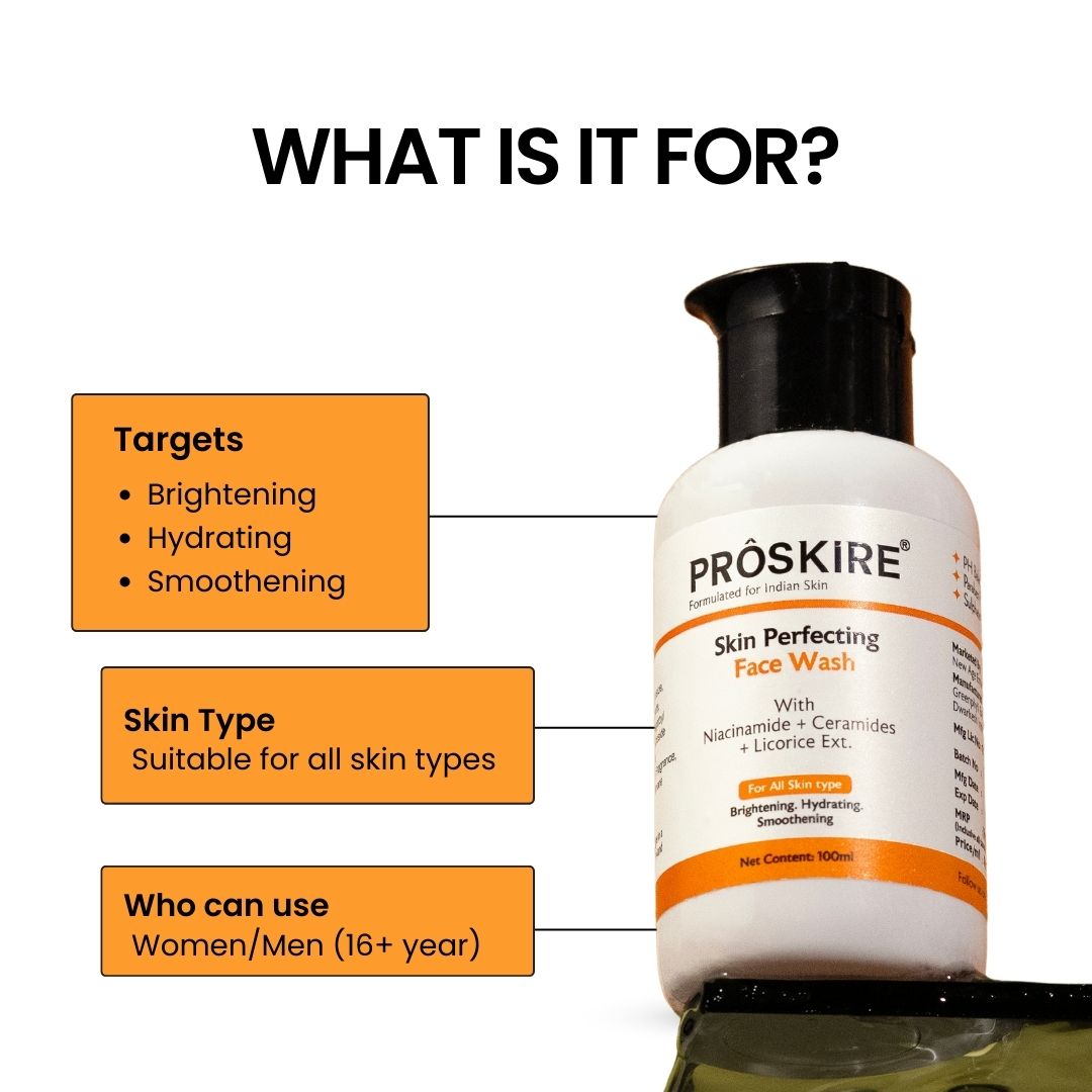 Skin Perfecting Face Wash For Clear & Smooth Skin