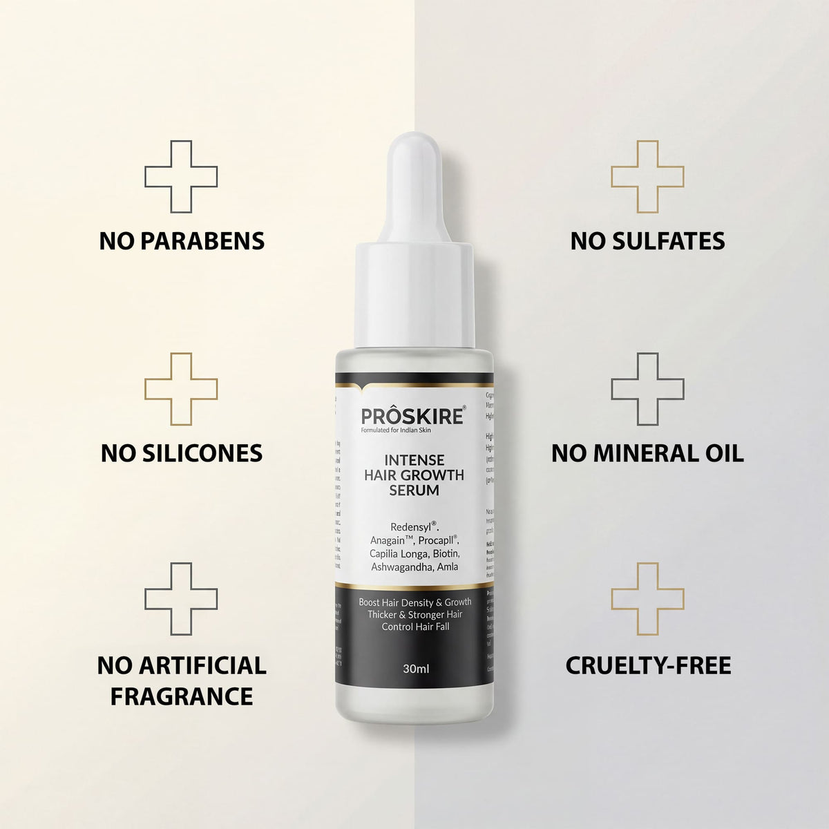 Hair Growth Serum Pack of 3 (30 ml Each) | Hair Fall Control & Regrowth Treatment