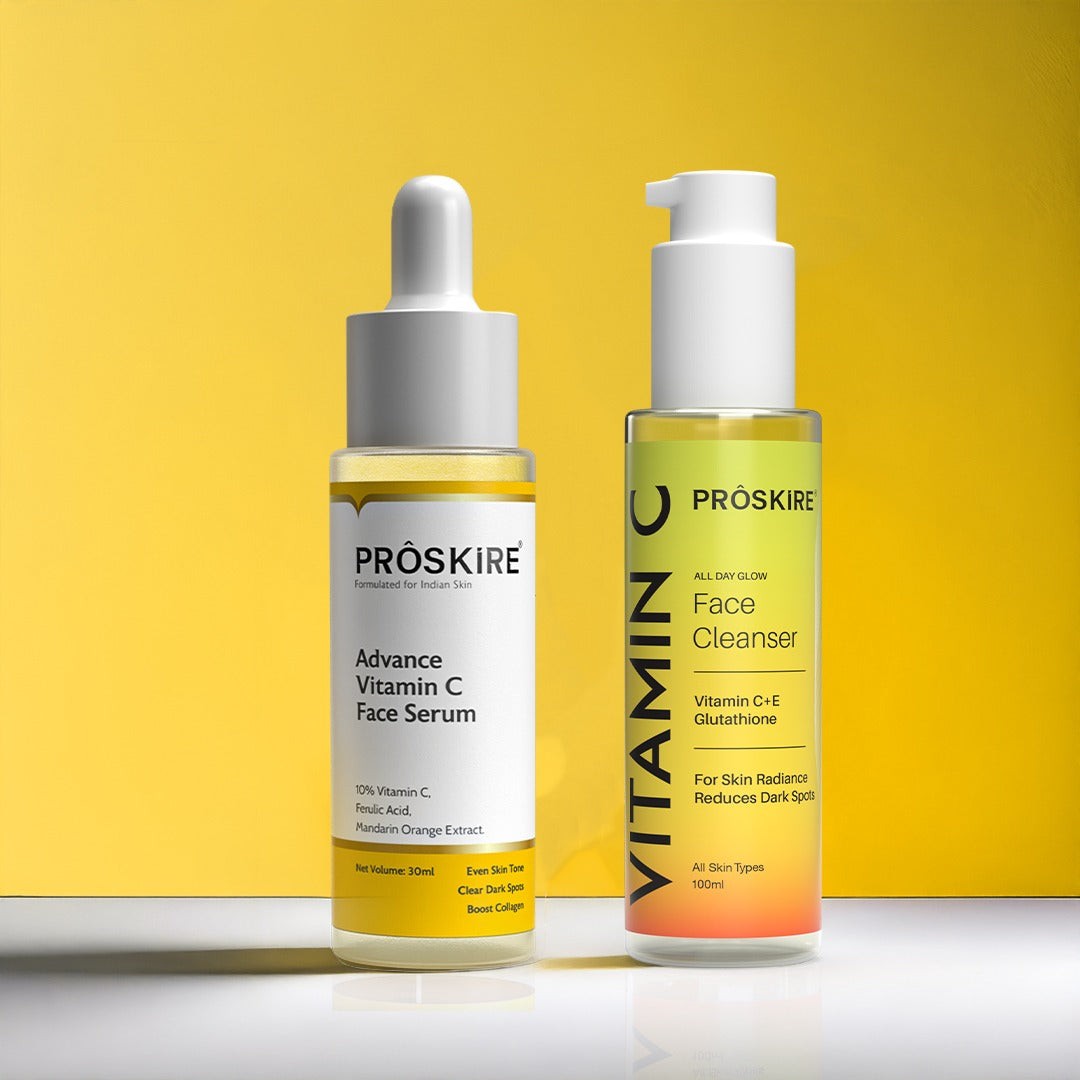 Vitamin C Serum + Vitamin C Face Cleanser