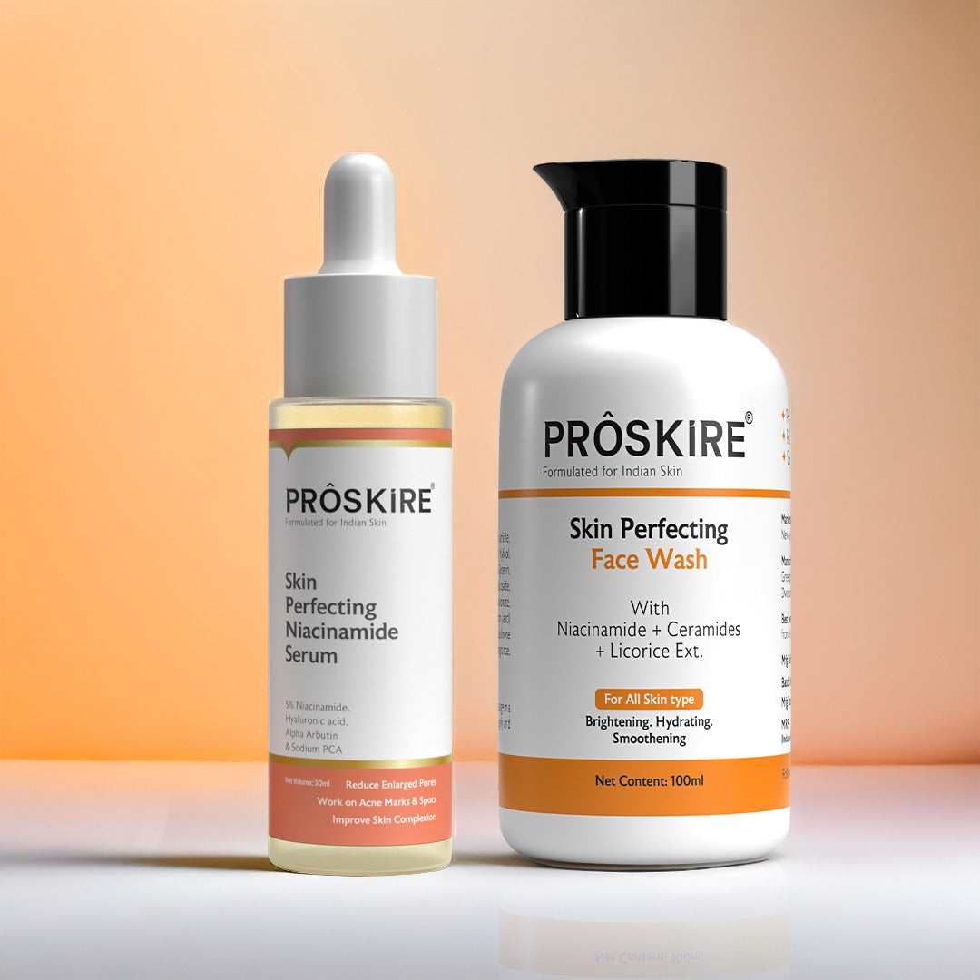 Niacinamide + Face Wash Combo Controls Oil & Minimizes Pores