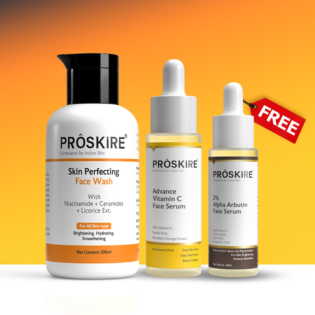 Vitamin C Serum + Skin Perfecting Face Wash Radiance Boost Combo