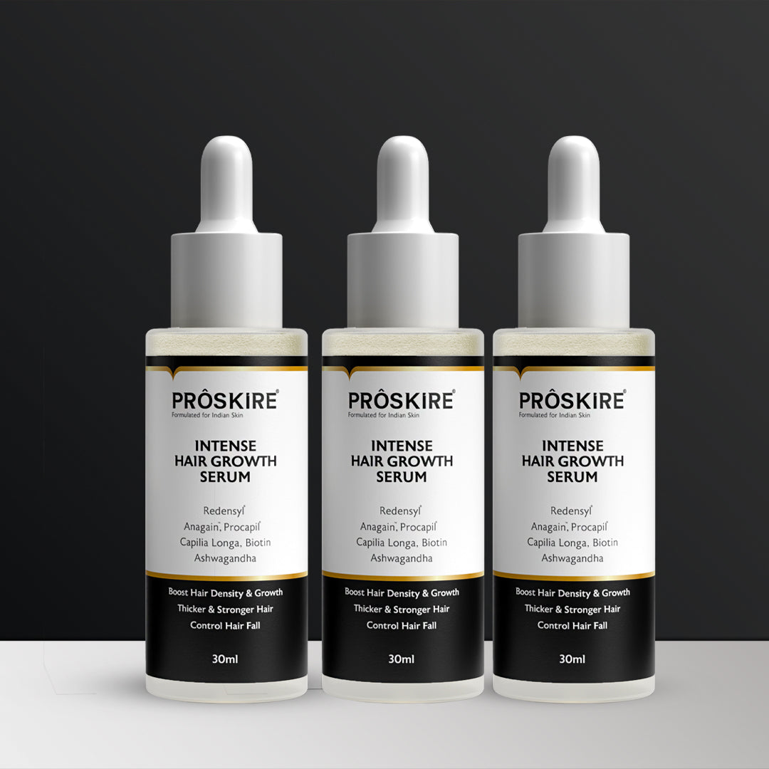 Hair Growth Serum Pack of 3 (30 ml Each) | Hair Fall Control & Regrowth Treatment
