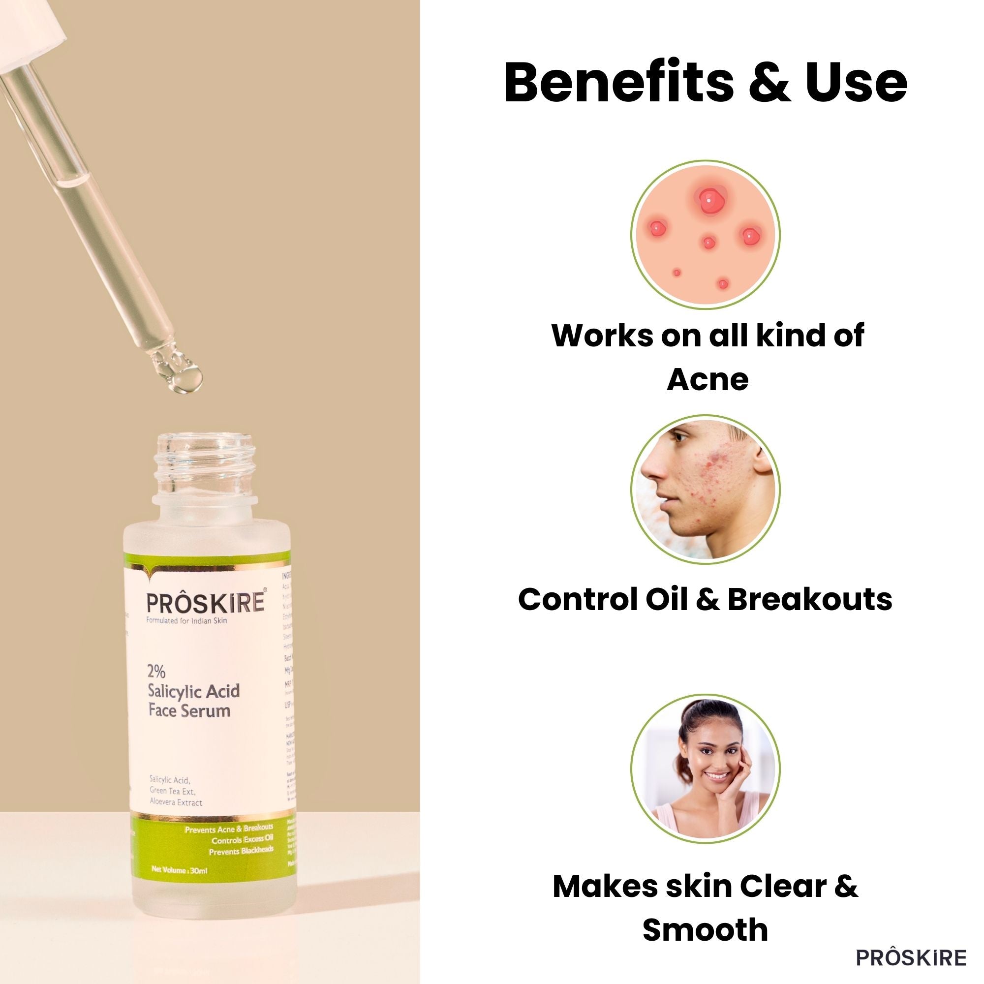 2% Salicylic Acid Serum Acne, Blackhead & Pore Treatment