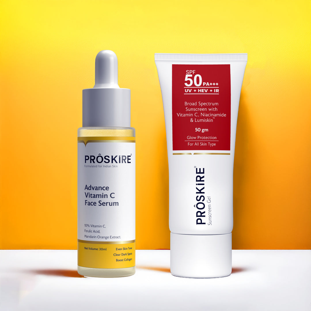 Vitamin C Serum + SPF 50 Skin Glow & Sun Protection