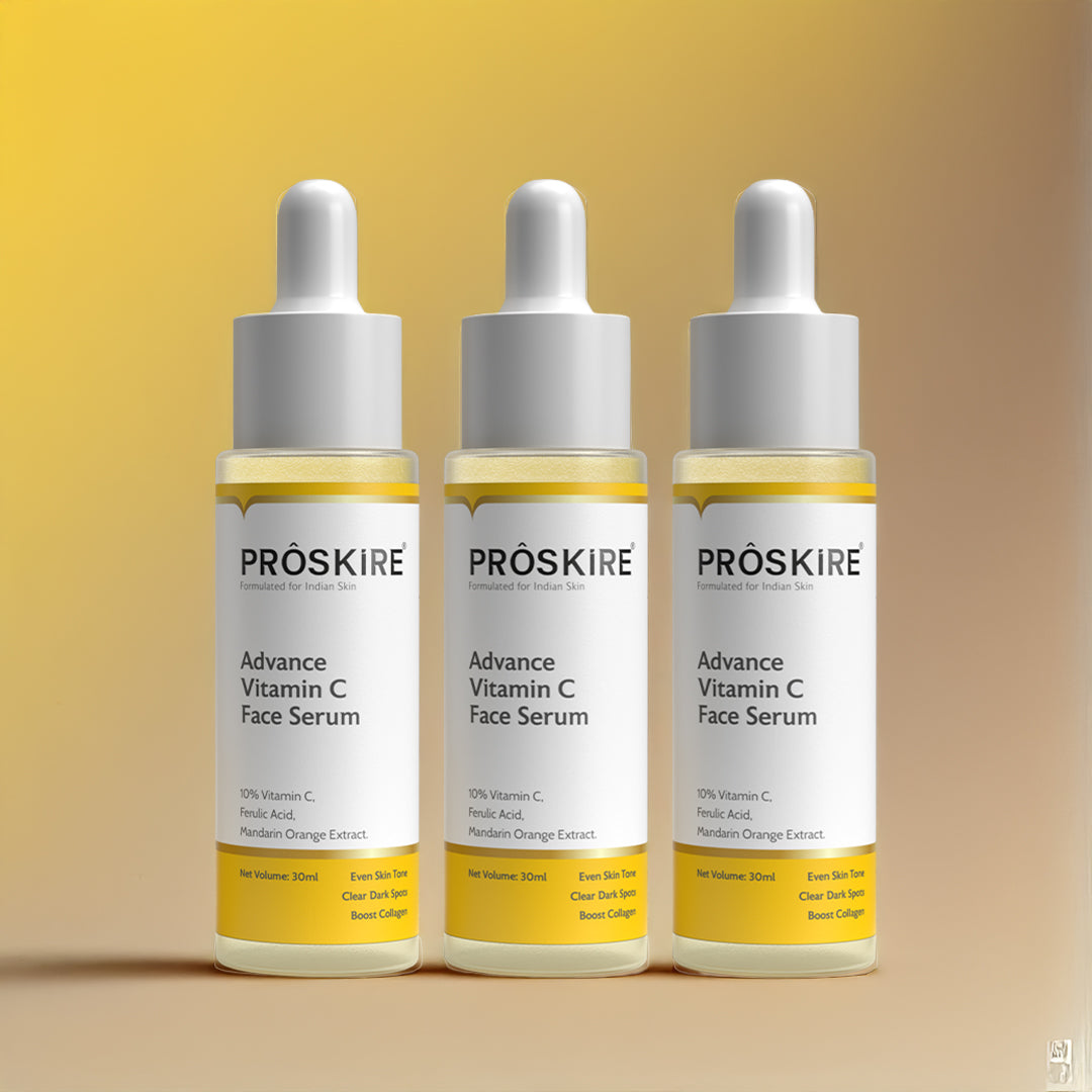 Vitamin C Serum Trio For Skin Brightening & Anti-Aging Formula