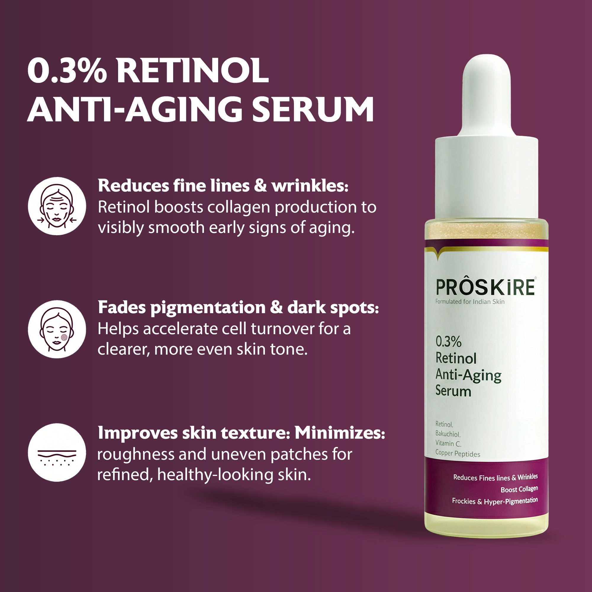 Proskire Advanced Skin Repair & Glow Combo for Brightening, Dark Spot Correction & Anti-Ageing