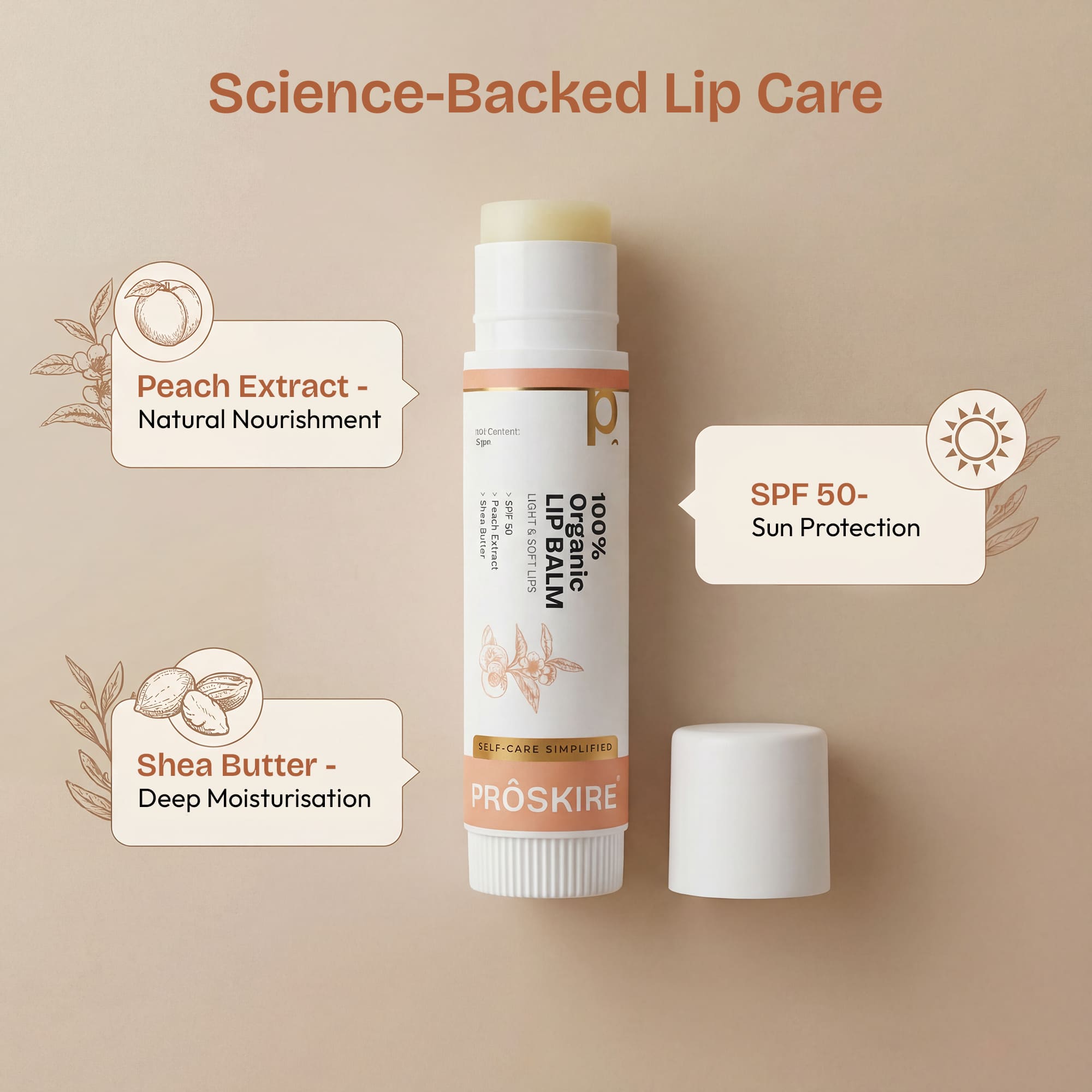 100% Organic Lip Balm