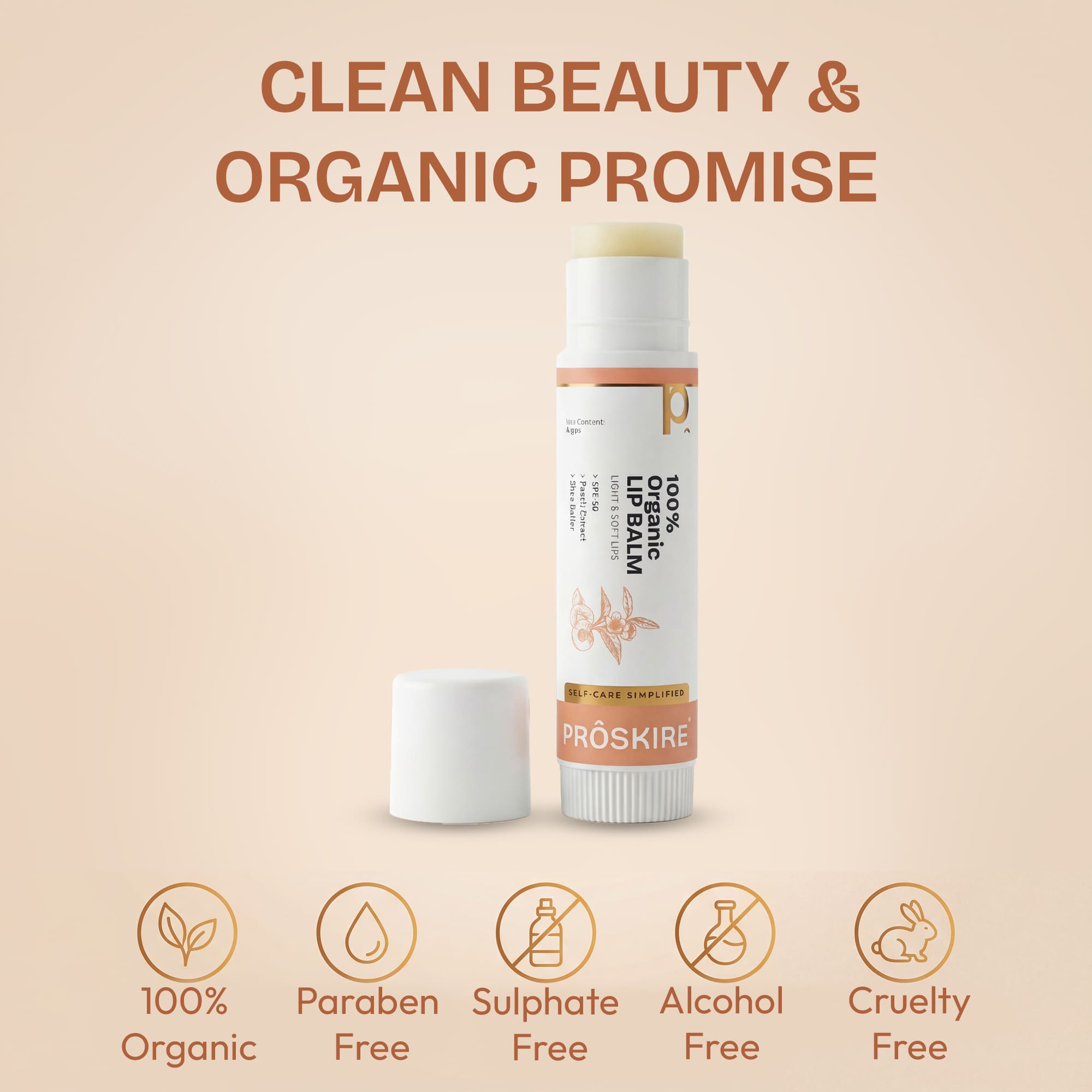 100% Organic Lip Balm