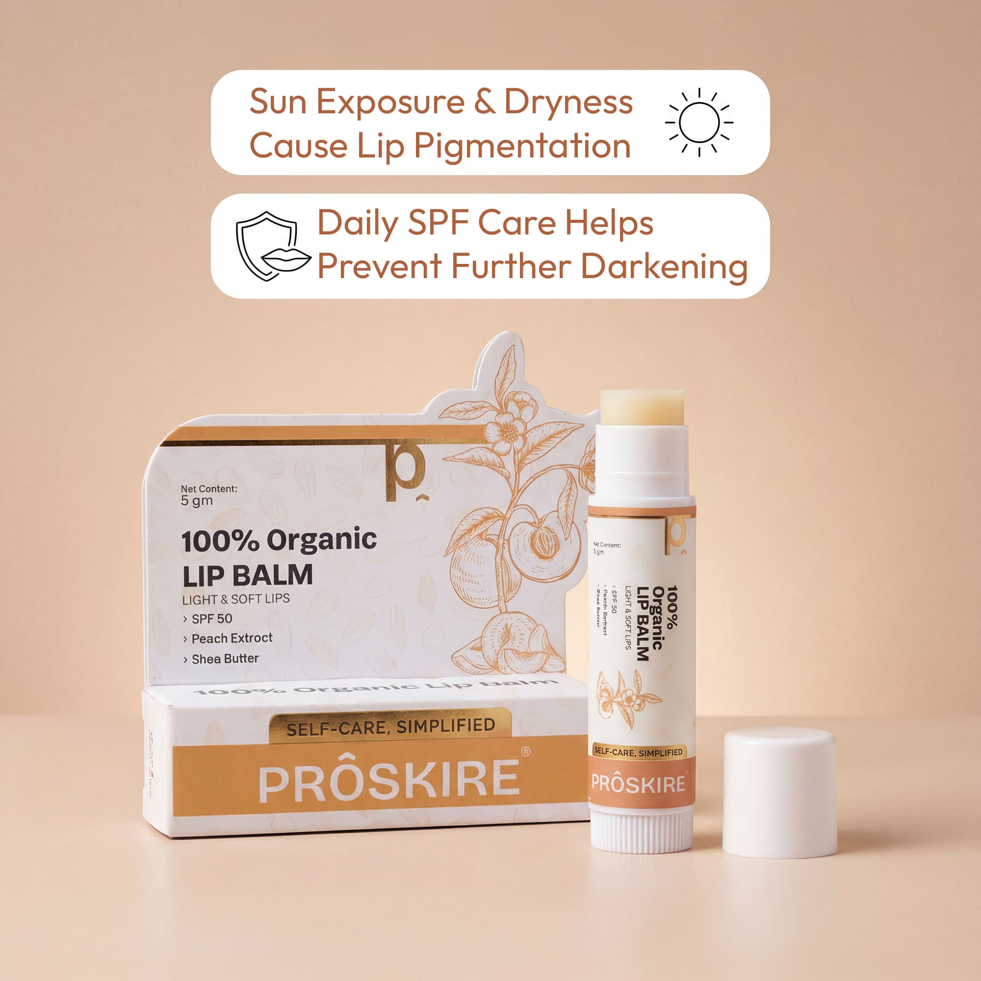 100% Organic Lip Balm