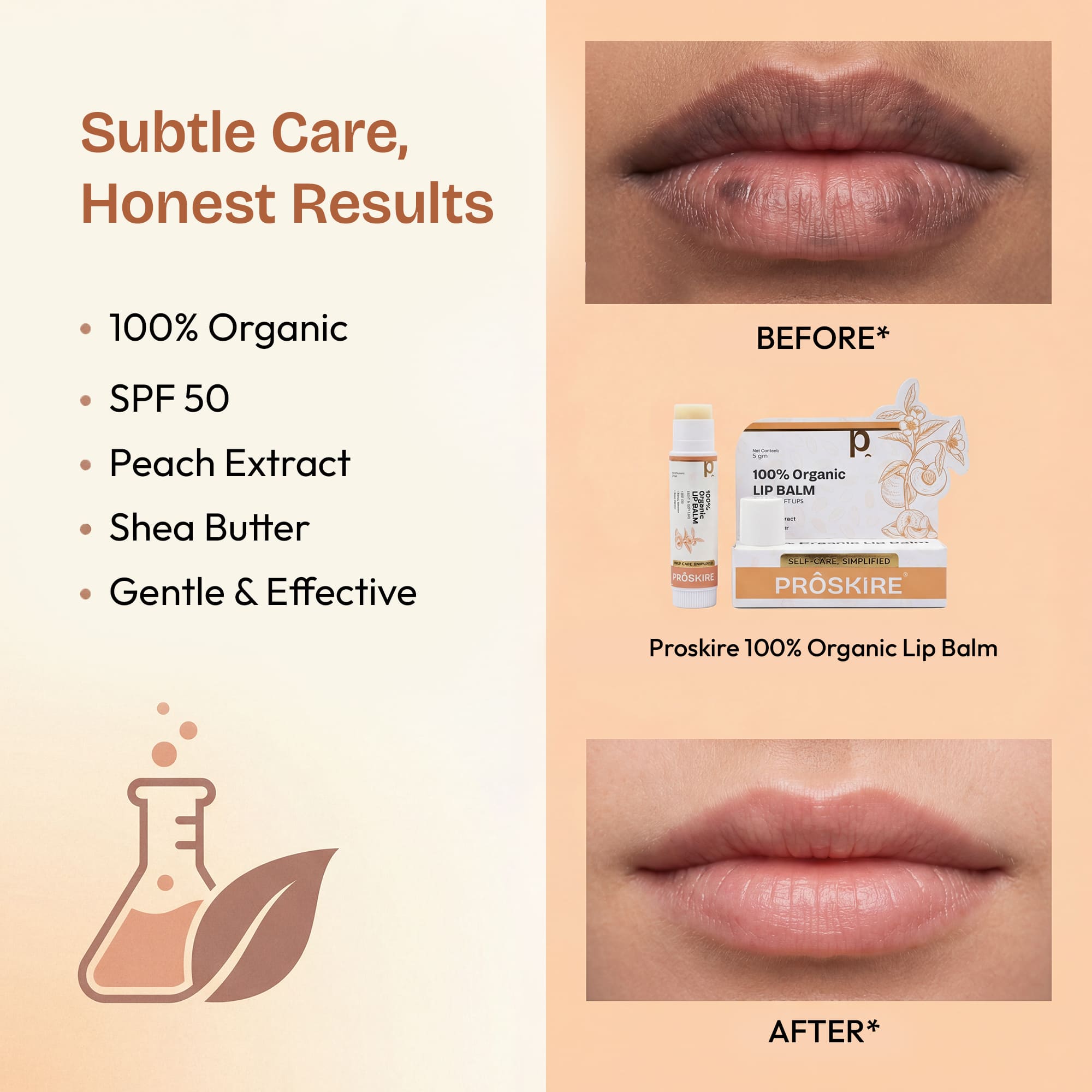 100% Organic Lip Balm