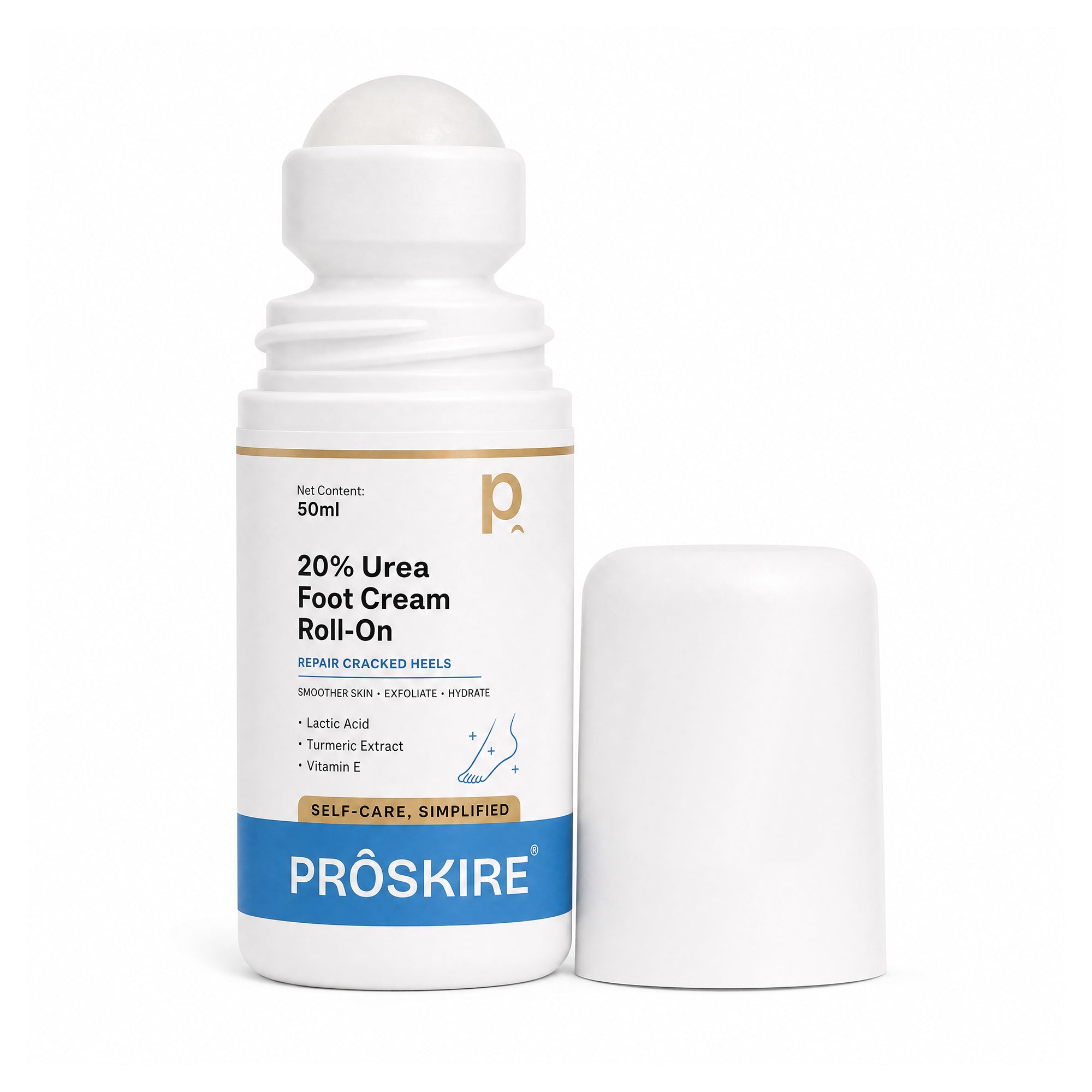 Proskire 20% Urea Foot Cream Roll-On 50ml
