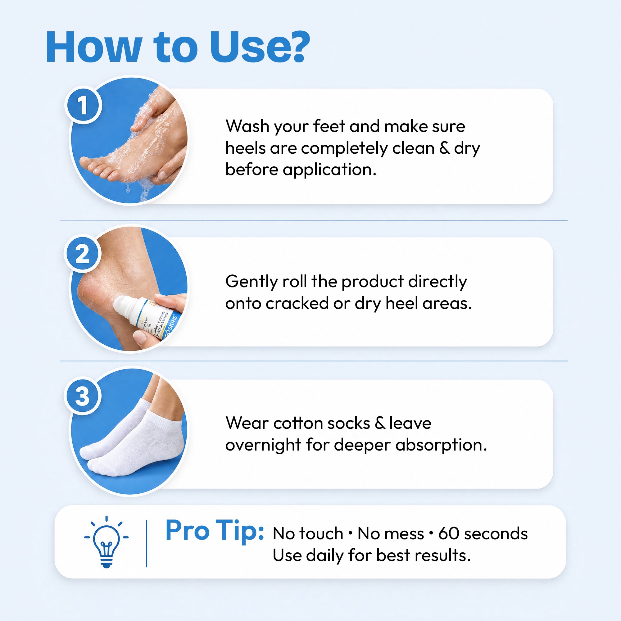 Proskire 20% Urea Foot Cream Roll-On 50ml