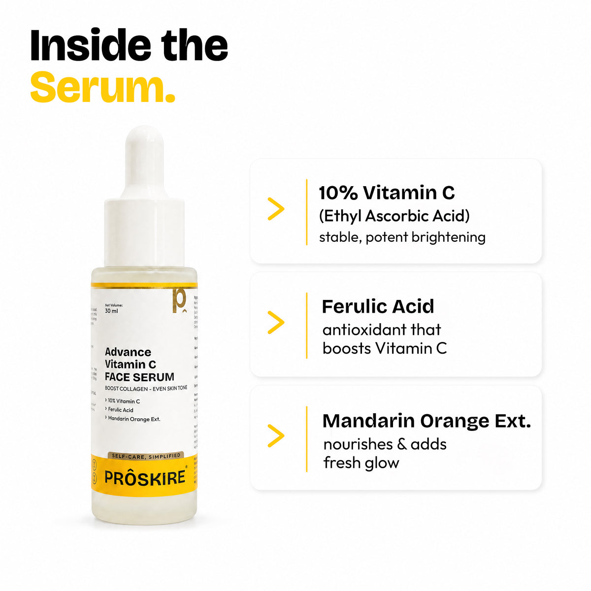 Vitamin C Serum with Skin Perfecting Face Wash Combo Pack of 2 (130ml)