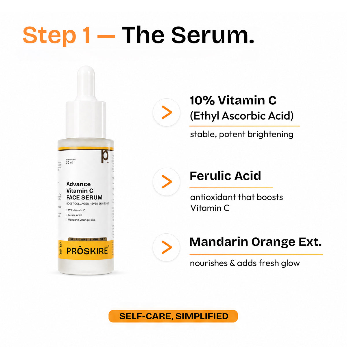 Vitamin C Serum + SPF 50  Skin Glow & Sun Protection (30ml + 50gm)