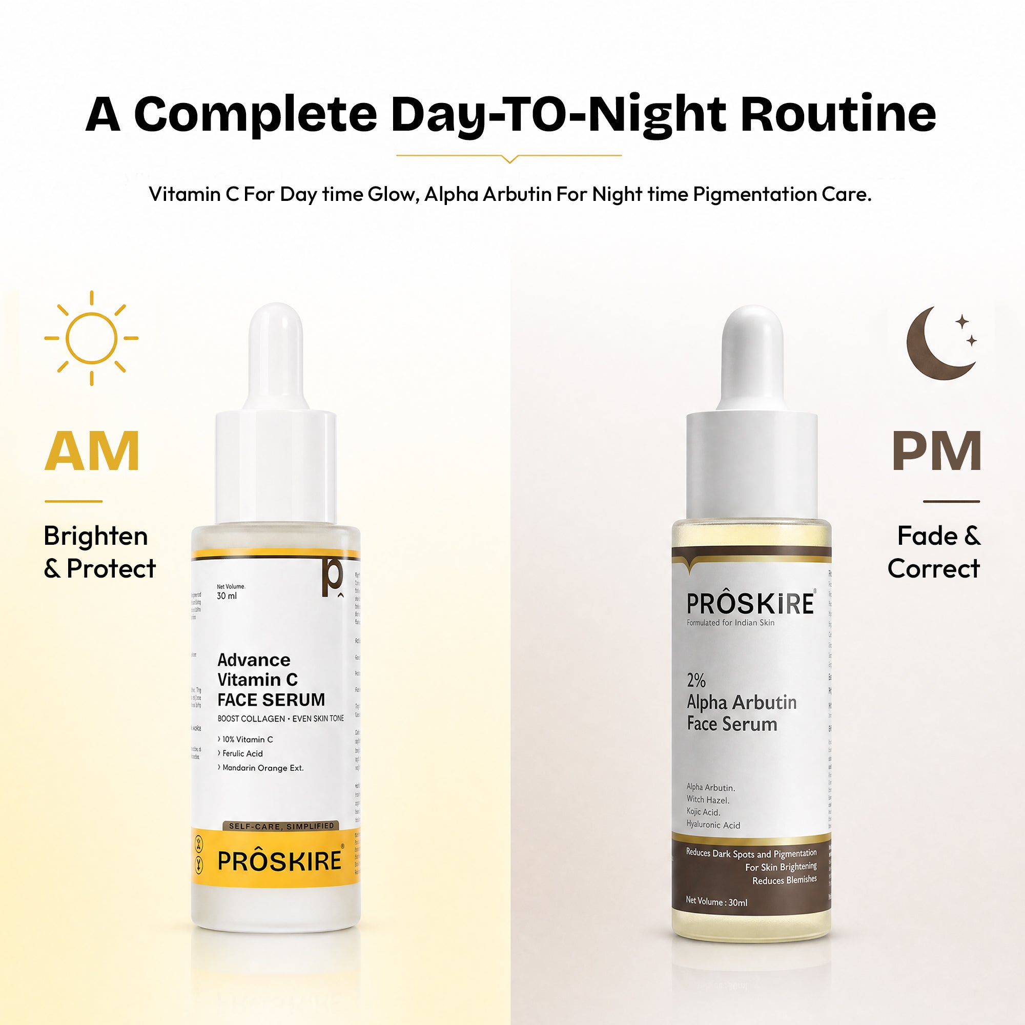 2 Vitamin C Serum For Dark Spot & Pigmentation Control with Alpha (90ml)