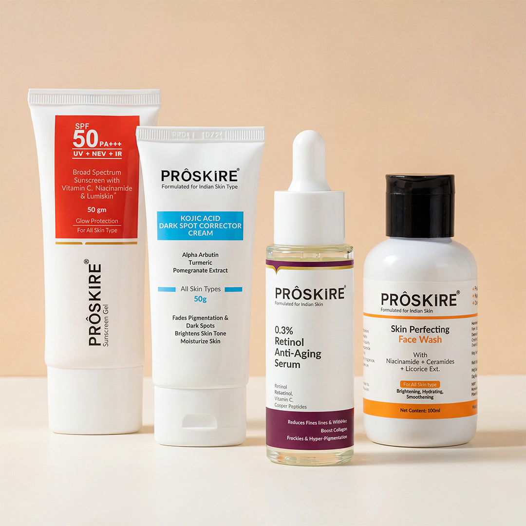 Proskire Advanced Skin Repair & Glow Combo for Brightening, Dark Spot Correction & Anti-Ageing