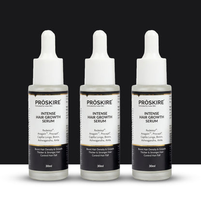 Hair Growth Serum Pack of 3 (30 ml Each) | Hair Fall Control & Regrowth Treatment