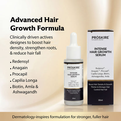 Hair Growth Serum Pack of 3 (30 ml Each) | Hair Fall Control & Regrowth Treatment