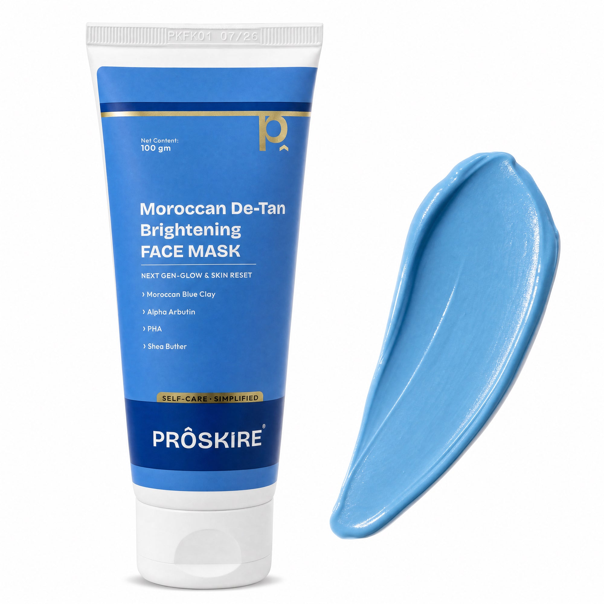 Proskire Moroccan De-Tan Brightening Face Mask 100g