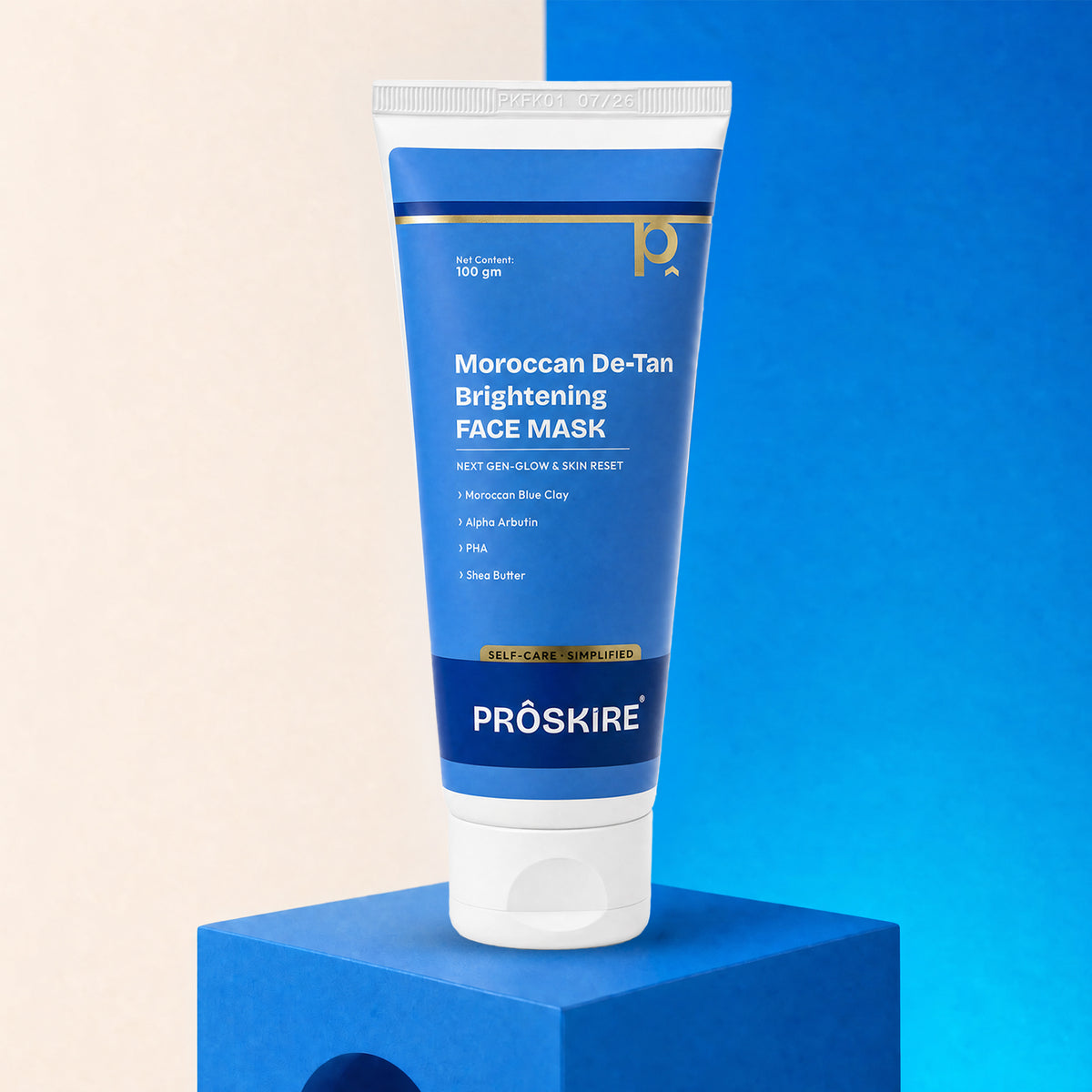 Proskire Moroccan De-Tan Brightening Face Mask 100g
