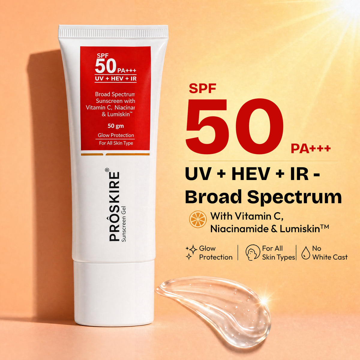 Niacinamide Serum + SPF 50 Pore Control & UV Defense (30ml + 50 Gm)