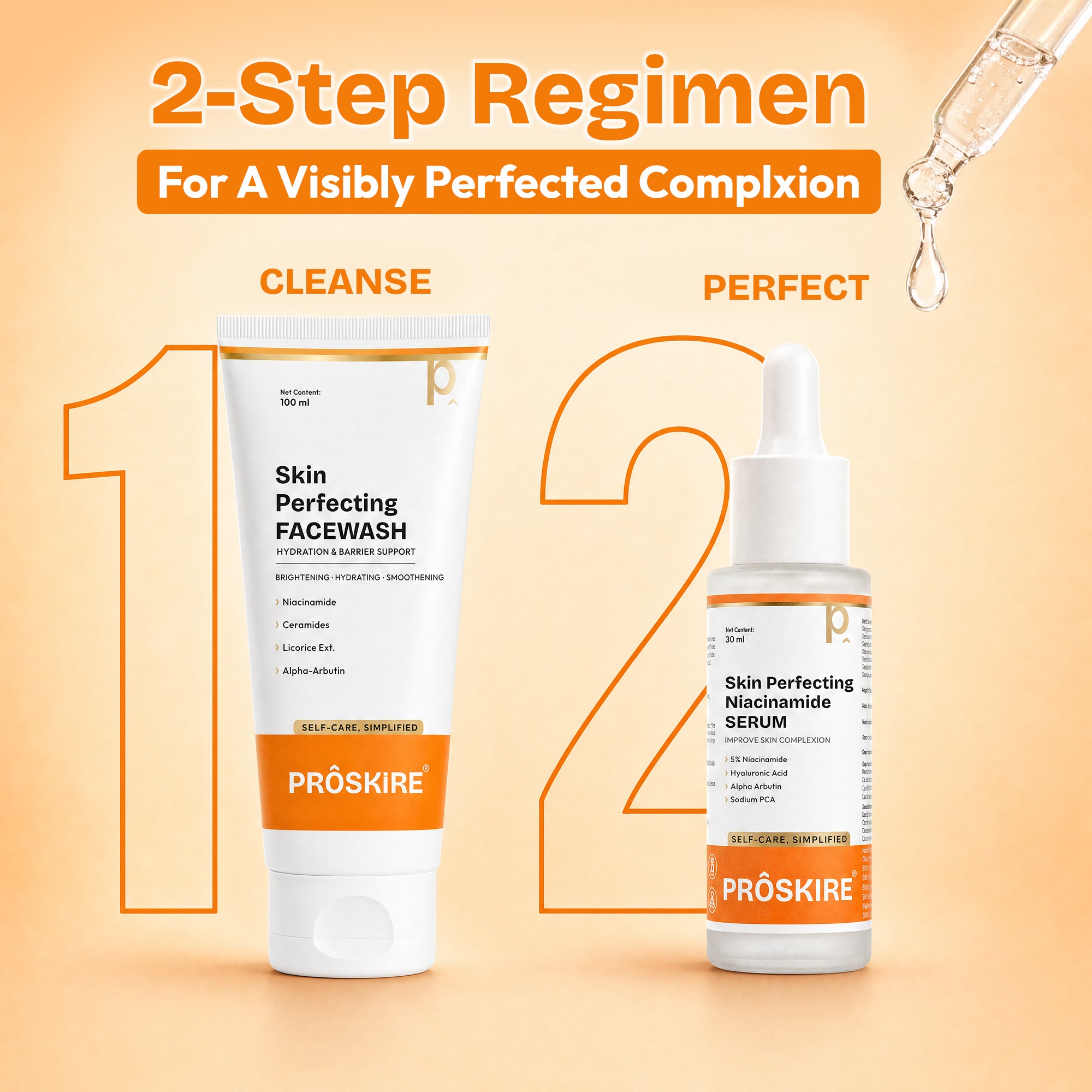 Niacinamide + Face Wash Combo Controls Oil & Minimizes Pores (130ml)