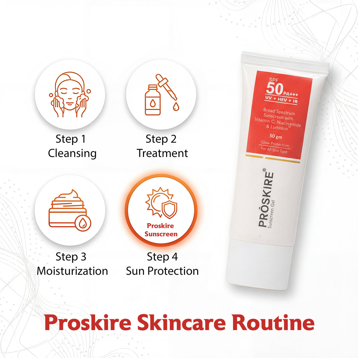 Sunscreen Gel SPF 50 PA Non-Greasy UV Protection (50gm) — 2