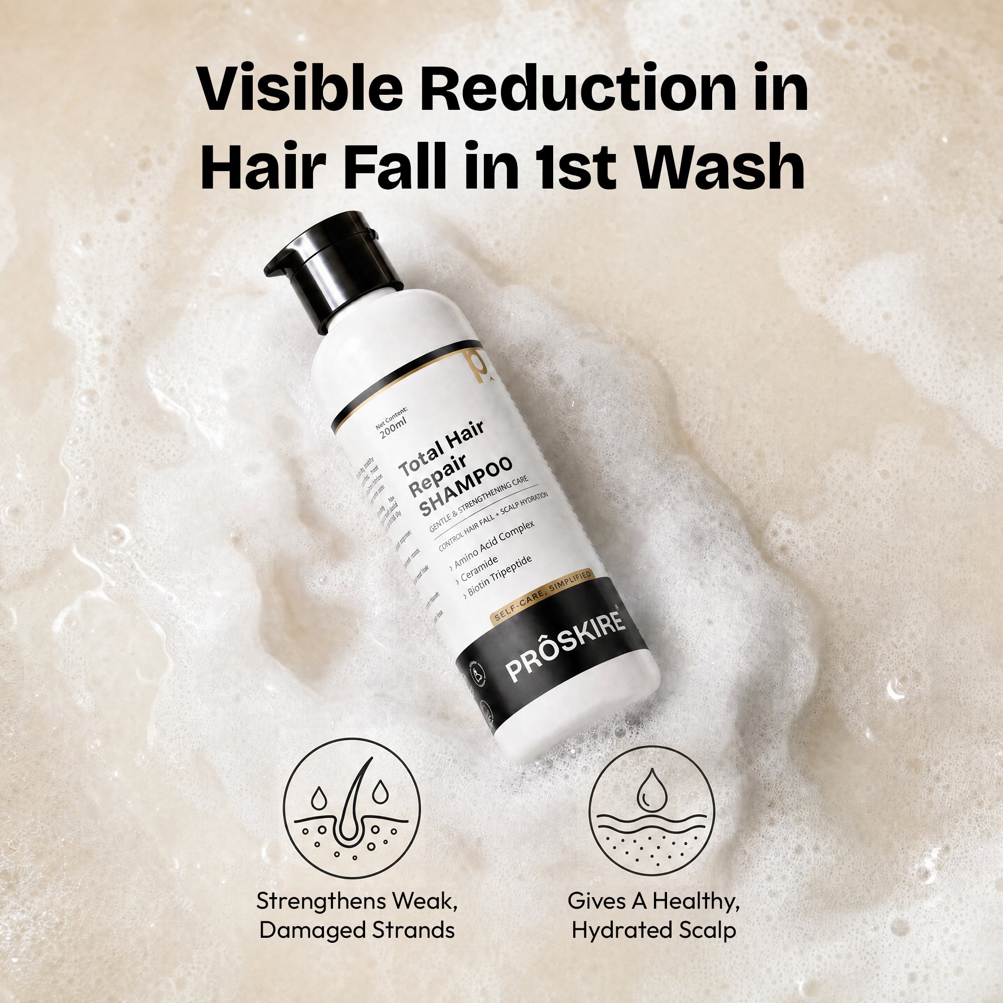 Proskire Total Hair Repair Shampoo 200ml