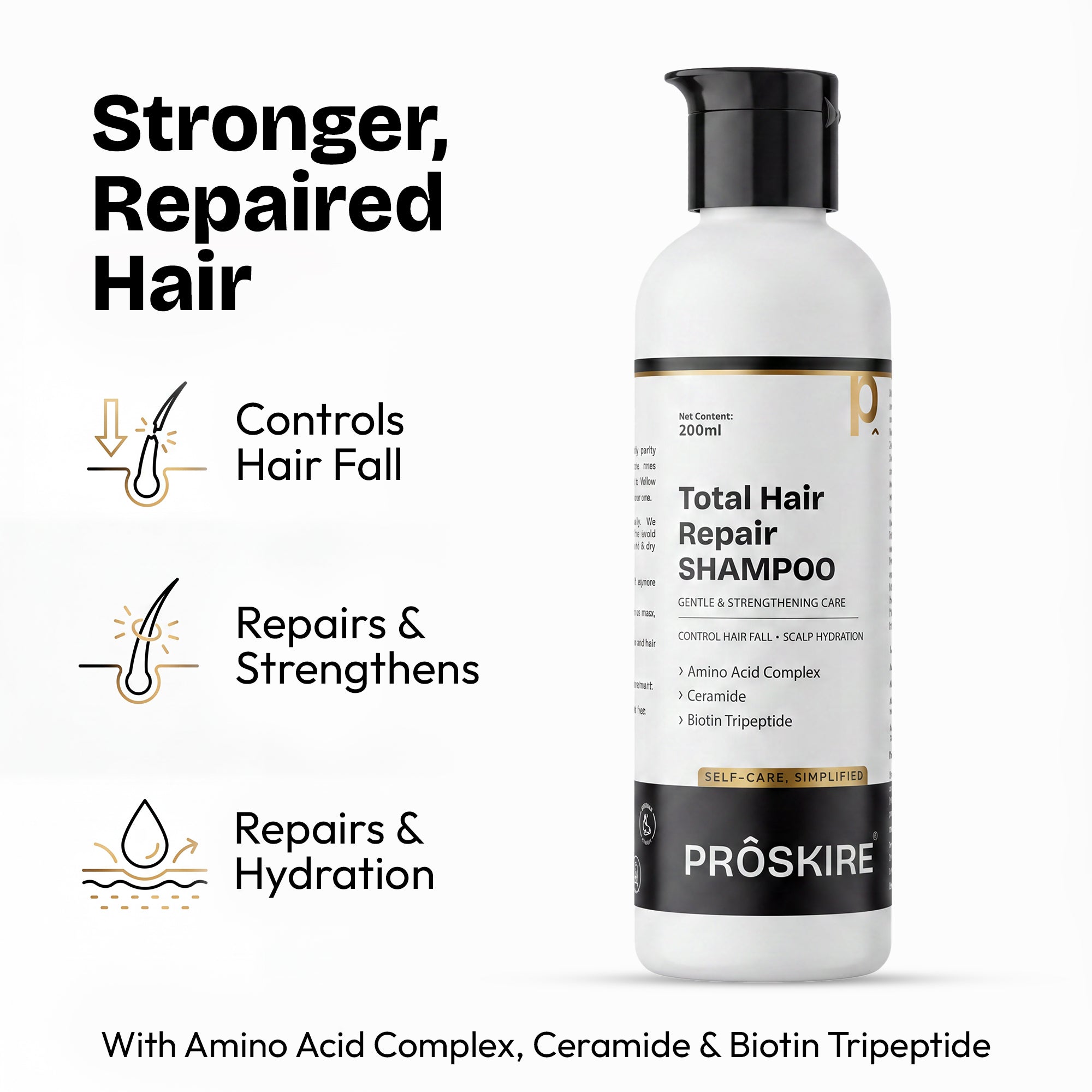 Proskire Total Hair Repair Shampoo 200ml