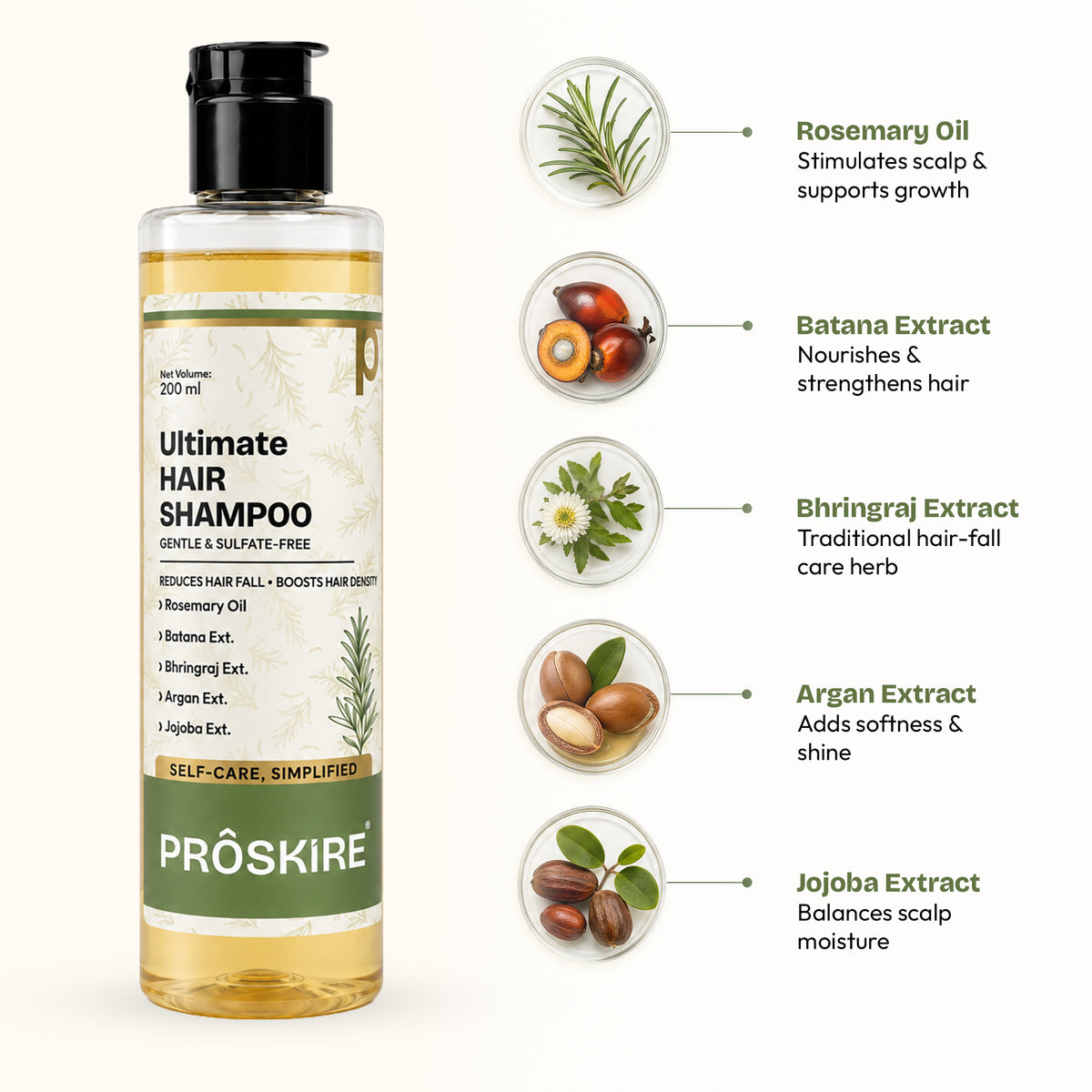 Proskire Ultimate Hair Shampoo 200 ml