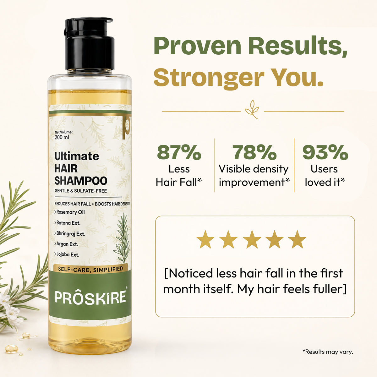 Proskire Ultimate Hair Shampoo 200 ml
