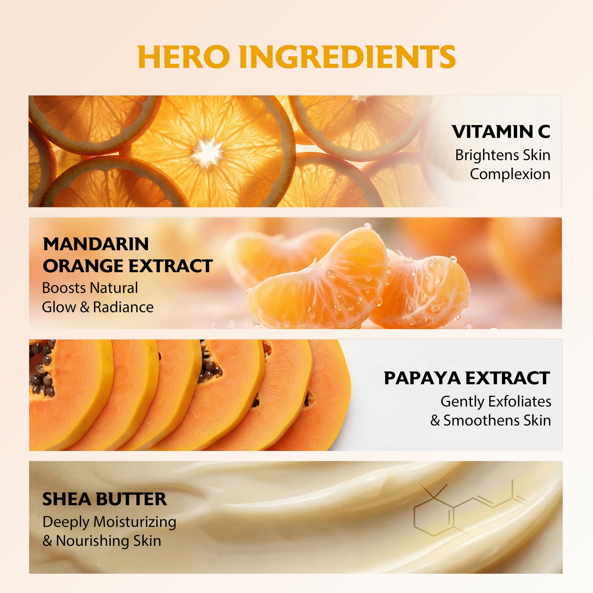 Vitamin C Brightening Cream For Dull, Uneven Skin Tone (50gm)