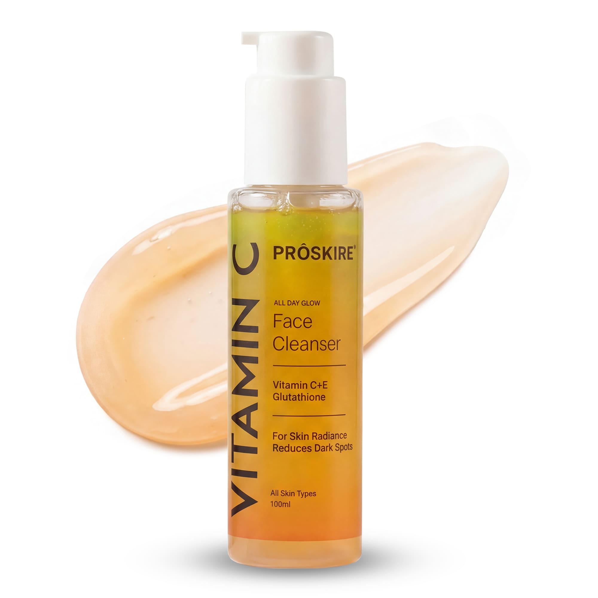 Vitamin C Face Cleanser For Daily Glow & Brightness (100ml)