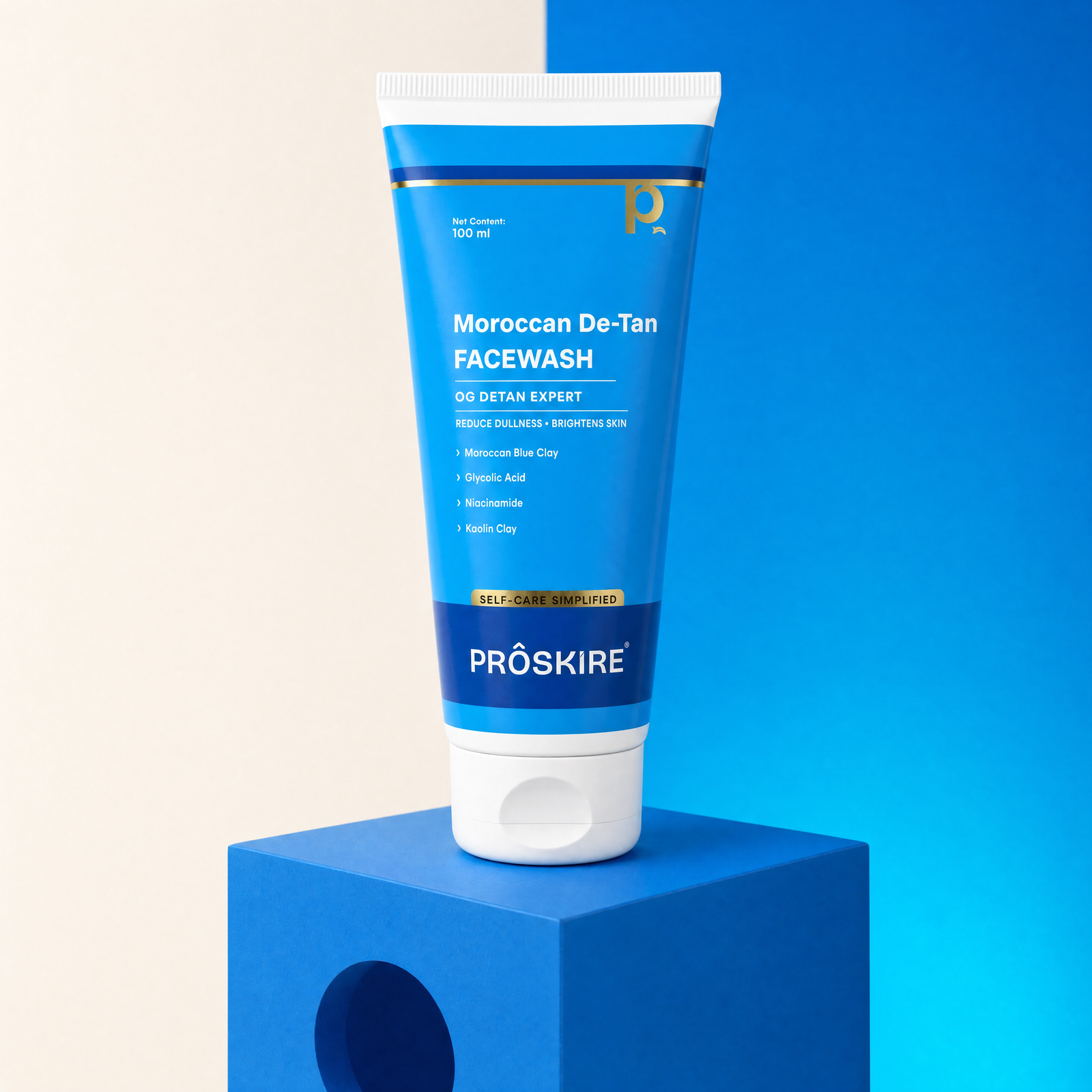 Proskire Moroccan De-Tan Brightening Face Mask 100g