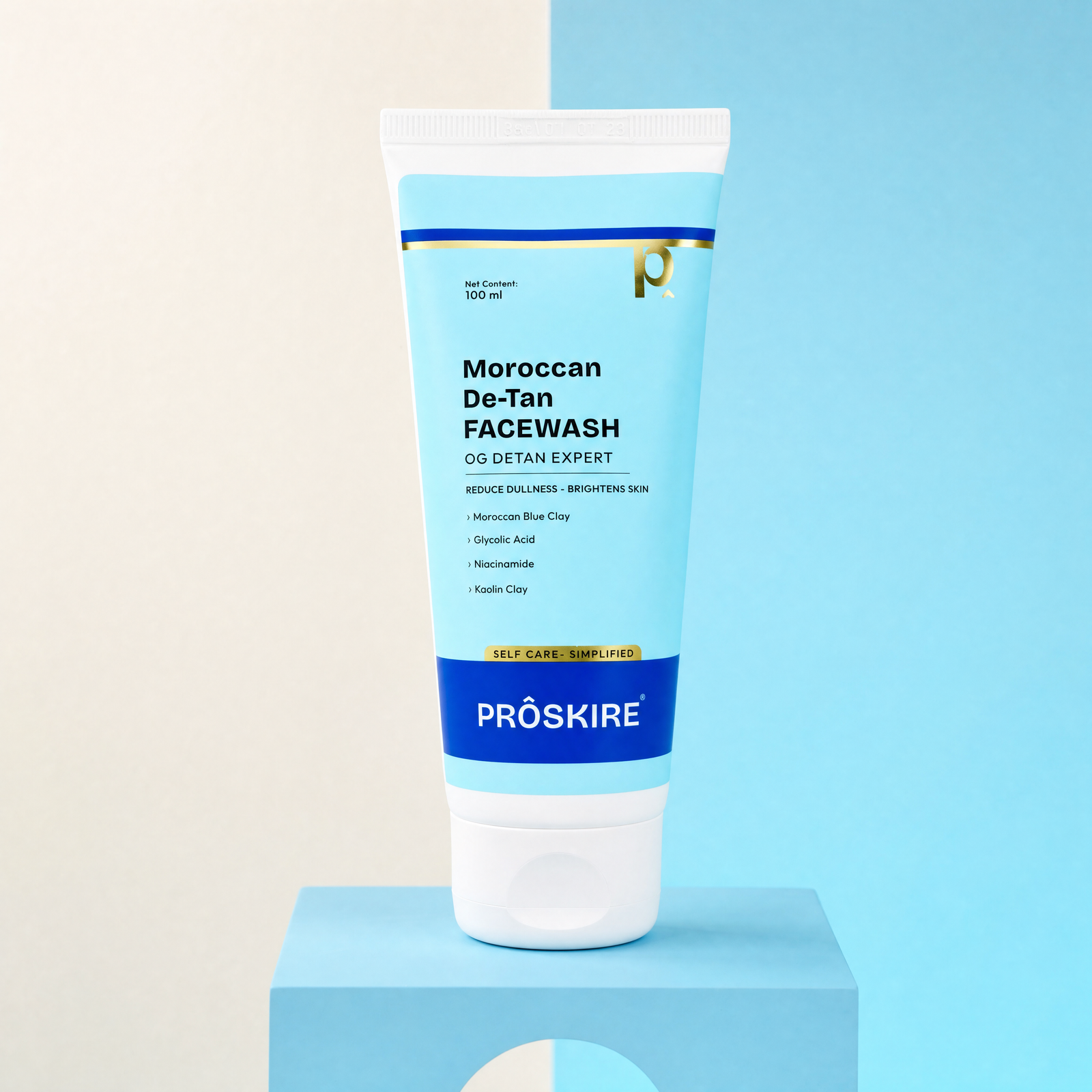 Proskire Moroccan De-Tan Face Wash 100ml
