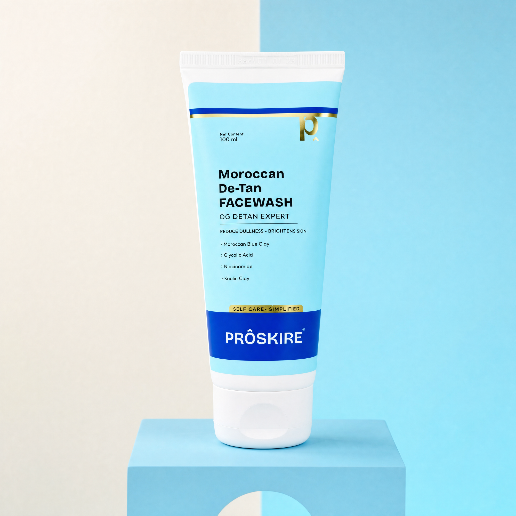 Proskire Moroccan De-Tan Face Wash 100ml