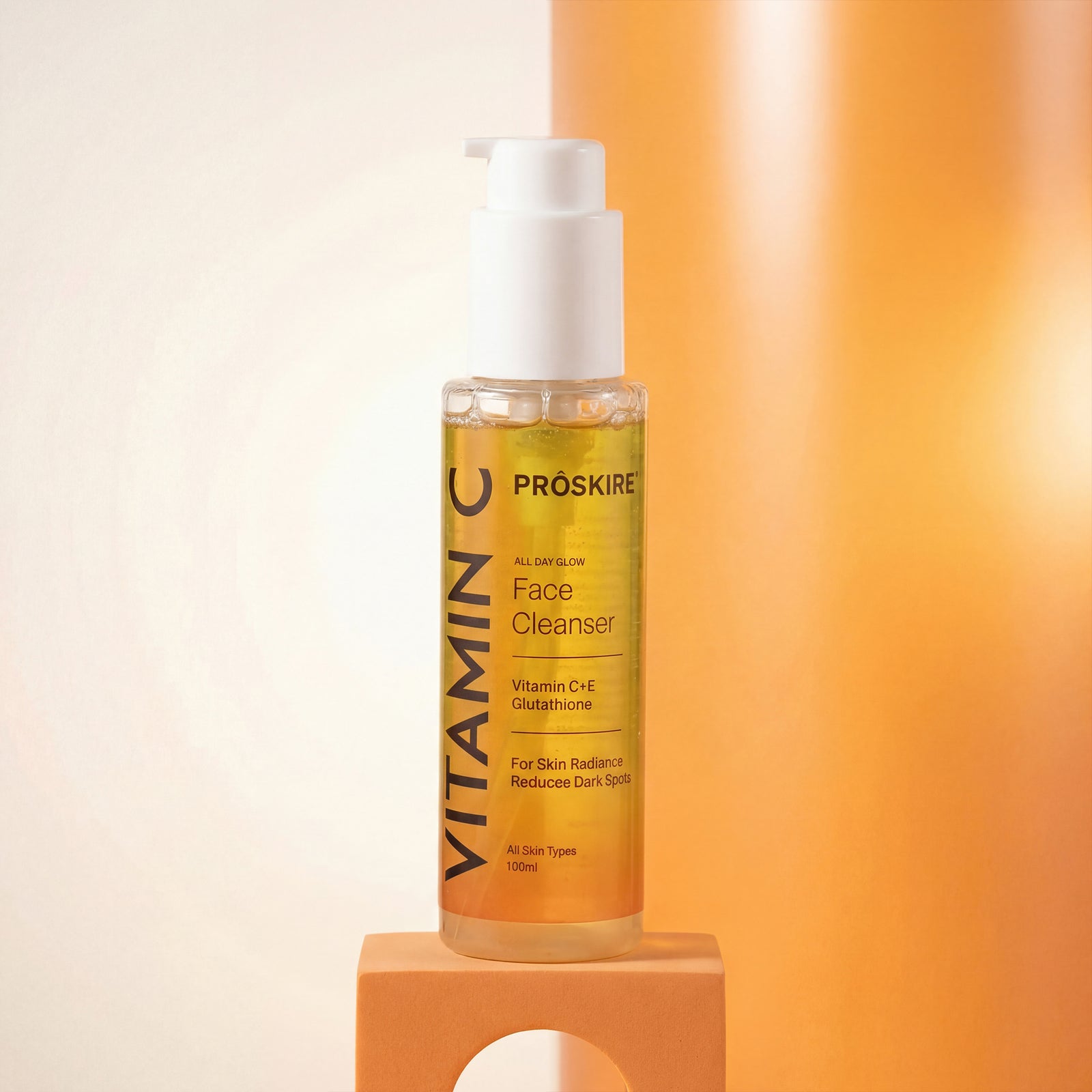 Vitamin C Face Cleanser For Daily Glow & Brightness (100ml)